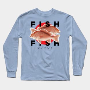 Two Fish Japanese Style Long Sleeve T-Shirt